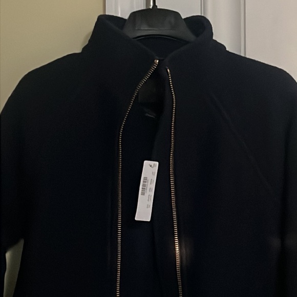 NWT -XXS- J. Crew Swingy mock neck coat in Italian boiled wool